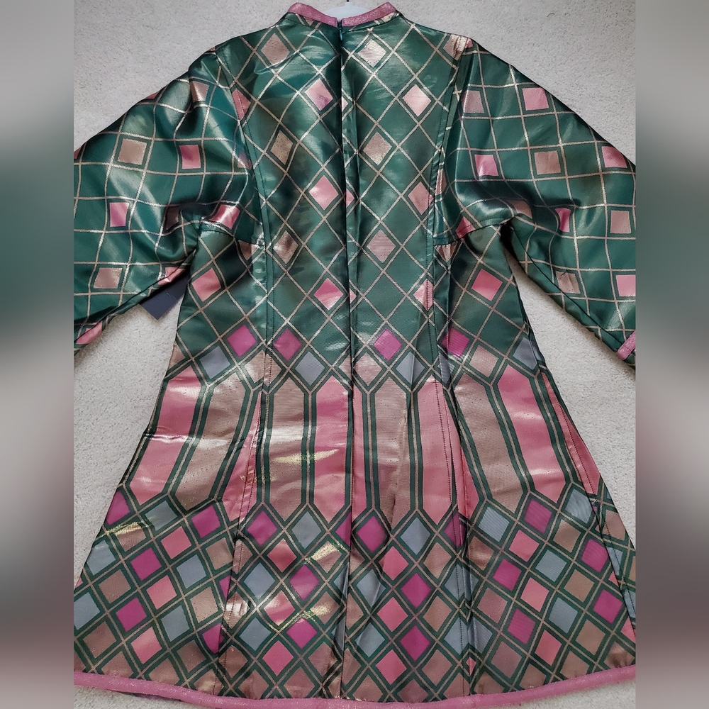 SOLD NWT Tuckernuck Metallic Mosaic Indre Dress szXS - Picture 14 of 15
